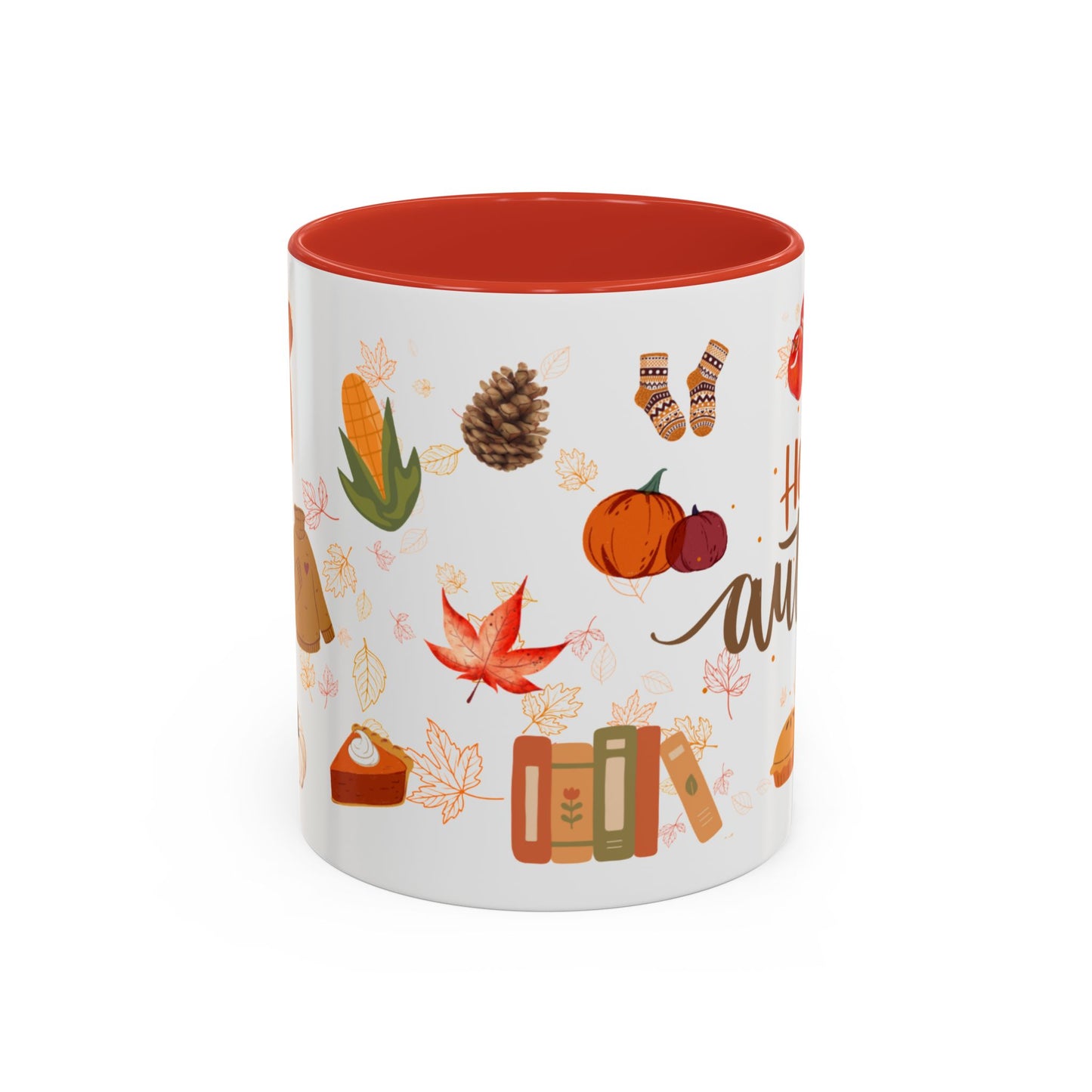 Autumn Vibes Coffee Mug, Cozy Fall Mug, Seasonal Coffee Cup, Pumpkin Spice Lover Gift, Cute Hot Drink Mug