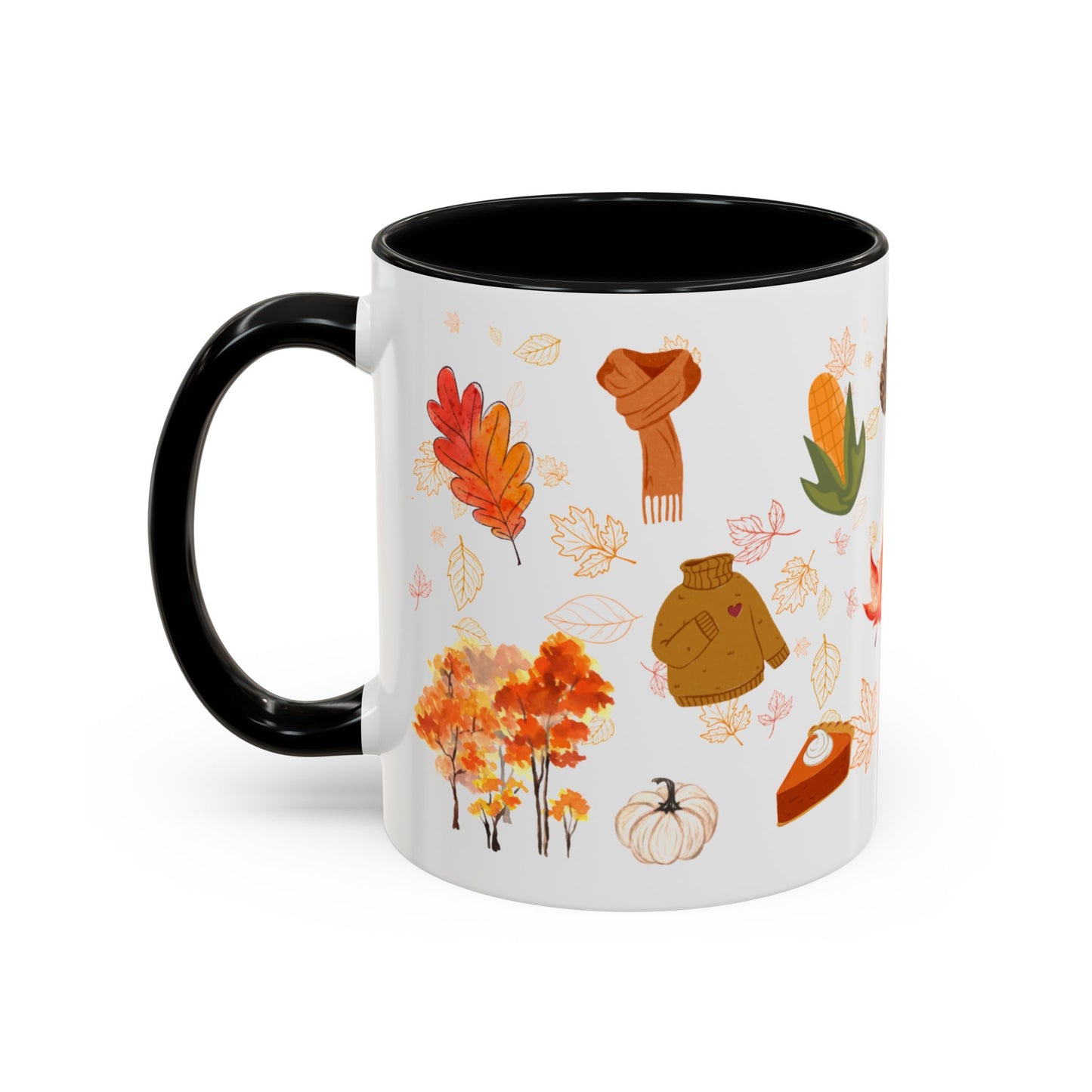 Autumn Vibes Coffee Mug, Cozy Fall Mug, Seasonal Coffee Cup, Pumpkin Spice Lover Gift, Cute Hot Drink Mug