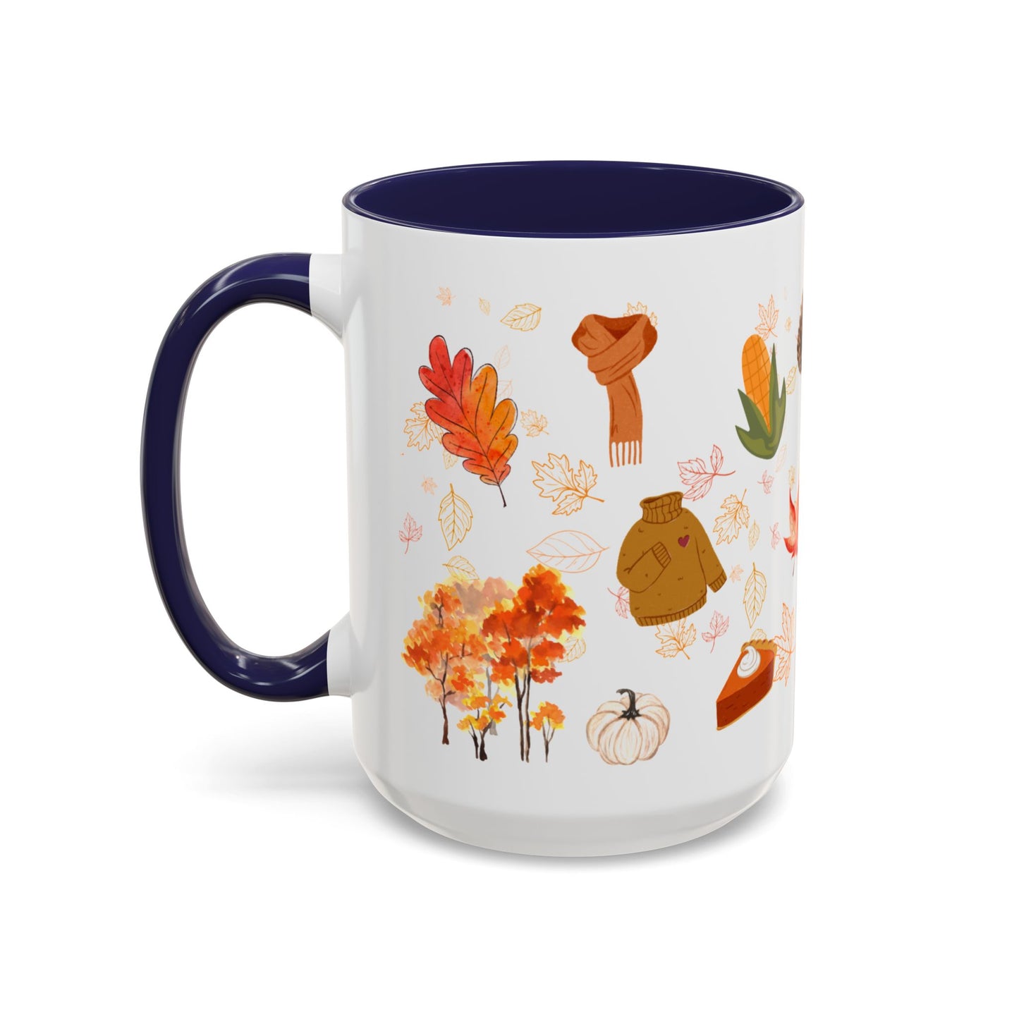 Autumn Vibes Coffee Mug, Cozy Fall Mug, Seasonal Coffee Cup, Pumpkin Spice Lover Gift, Cute Hot Drink Mug