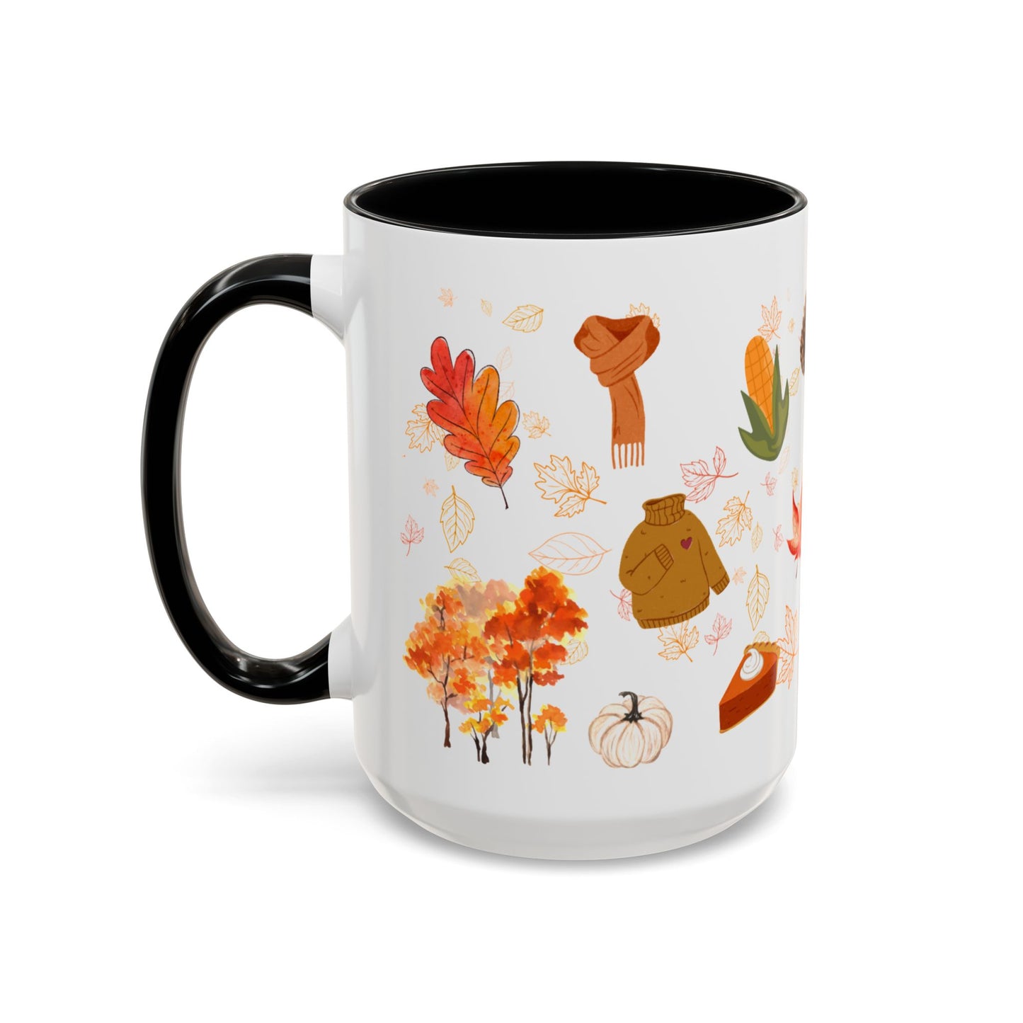 Autumn Vibes Coffee Mug, Cozy Fall Mug, Seasonal Coffee Cup, Pumpkin Spice Lover Gift, Cute Hot Drink Mug
