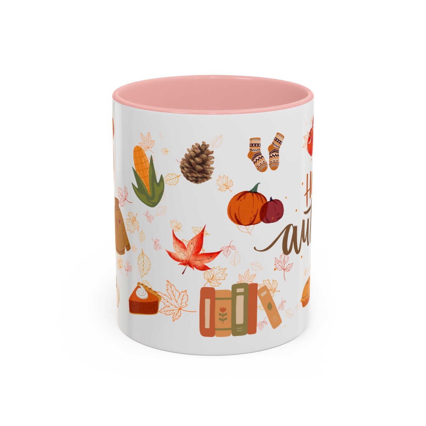 Autumn Vibes Coffee Mug, Cozy Fall Mug, Seasonal Coffee Cup, Pumpkin Spice Lover Gift, Cute Hot Drink Mug