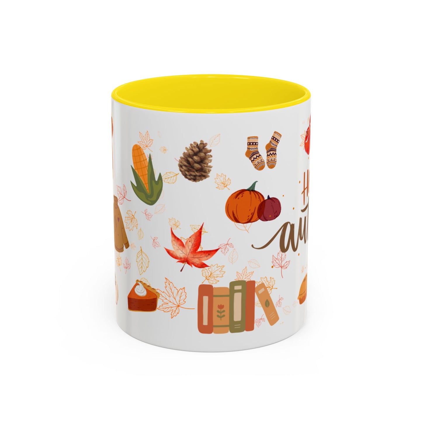 Autumn Vibes Coffee Mug, Cozy Fall Mug, Seasonal Coffee Cup, Pumpkin Spice Lover Gift, Cute Hot Drink Mug