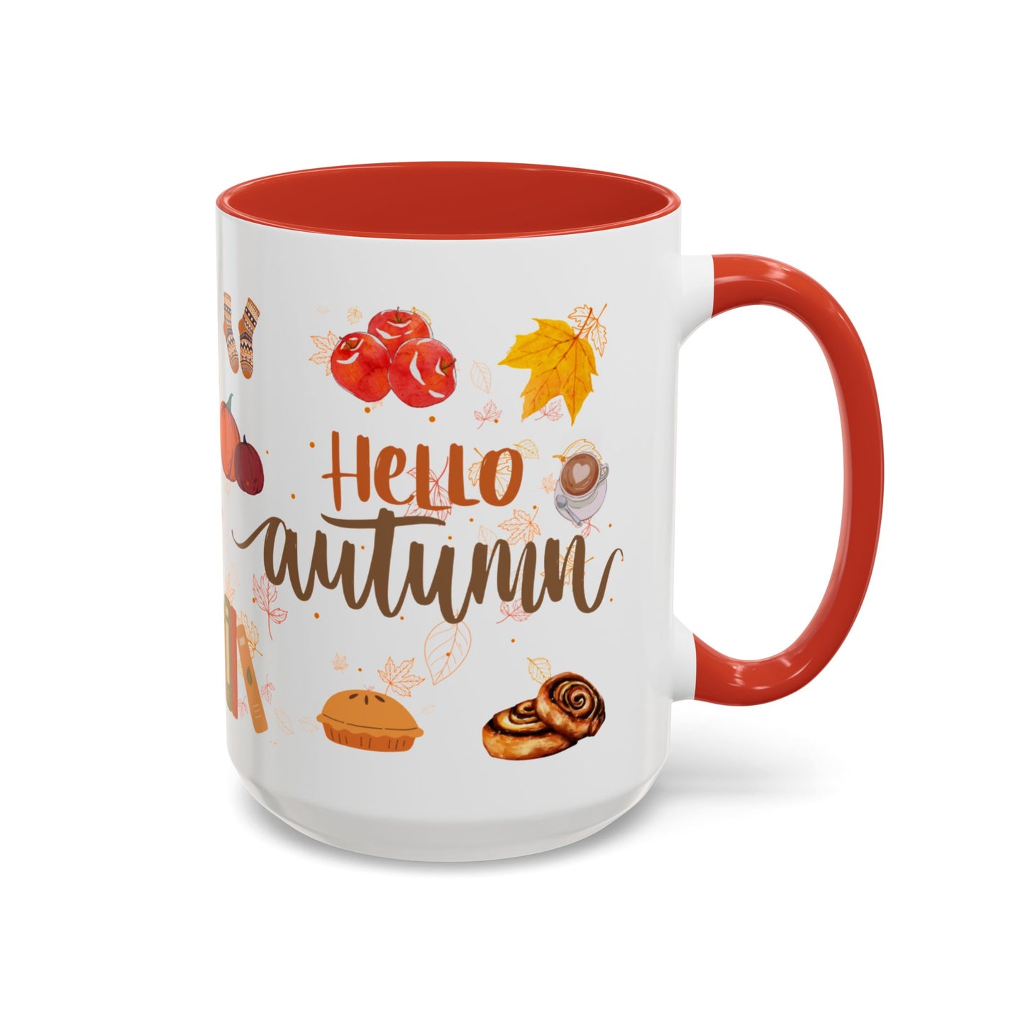 Autumn Vibes Coffee Mug, Cozy Fall Mug, Seasonal Coffee Cup, Pumpkin Spice Lover Gift, Cute Hot Drink Mug