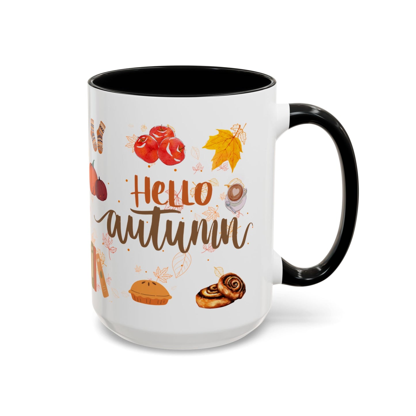 Autumn Vibes Coffee Mug, Cozy Fall Mug, Seasonal Coffee Cup, Pumpkin Spice Lover Gift, Cute Hot Drink Mug
