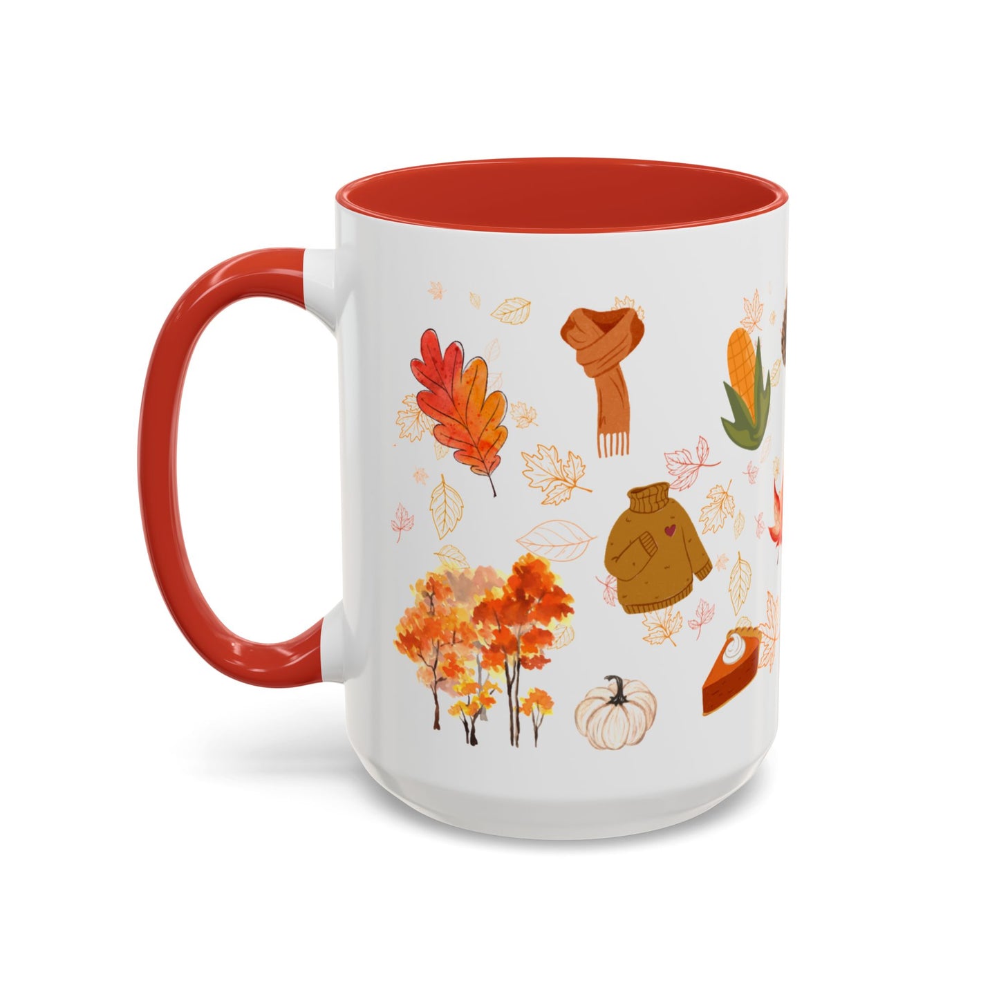 Autumn Vibes Coffee Mug, Cozy Fall Mug, Seasonal Coffee Cup, Pumpkin Spice Lover Gift, Cute Hot Drink Mug