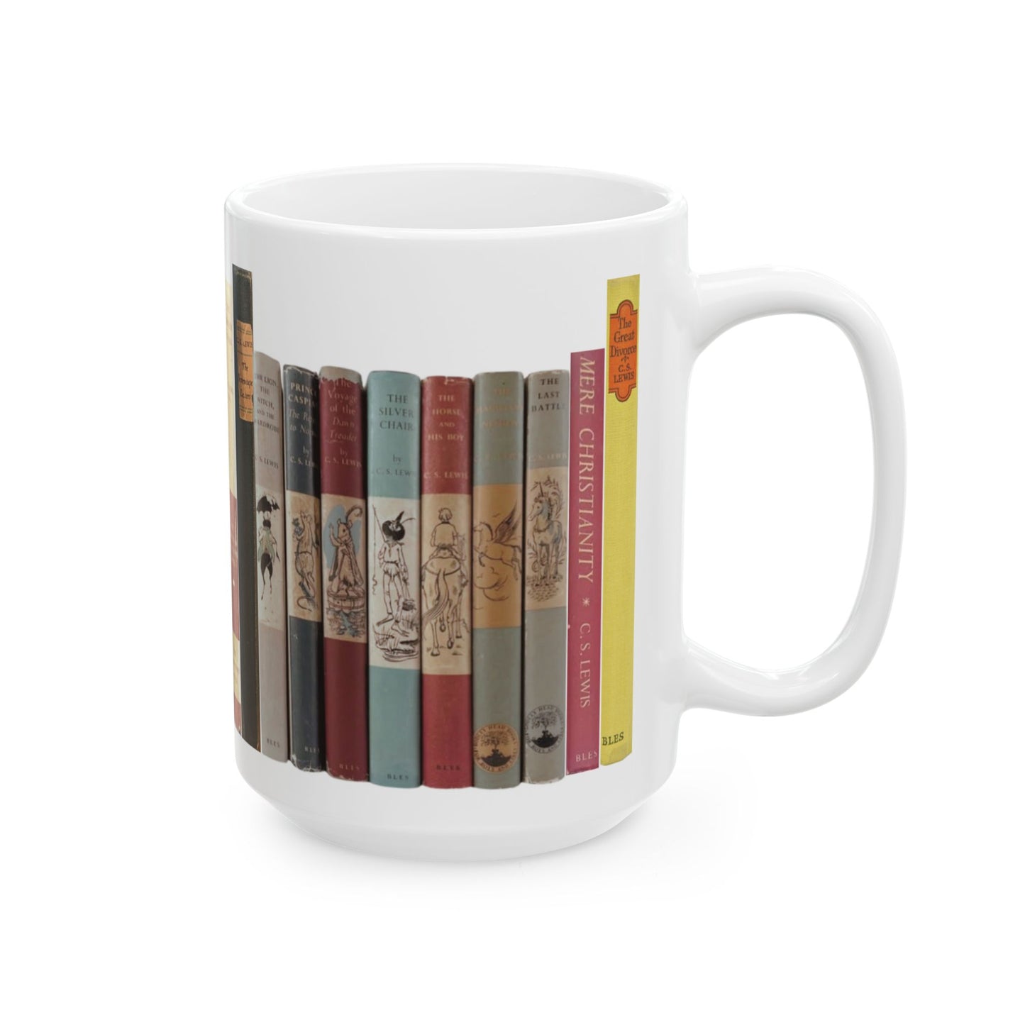 C.S. Lewis Book Spine Mug
