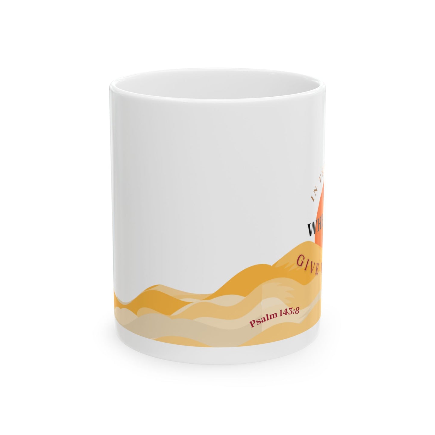 Inspirational Ceramic Mug - 11oz & 15oz Coffee Cup, Motivational Gift, Bible Verse Mug, Home Office Decor