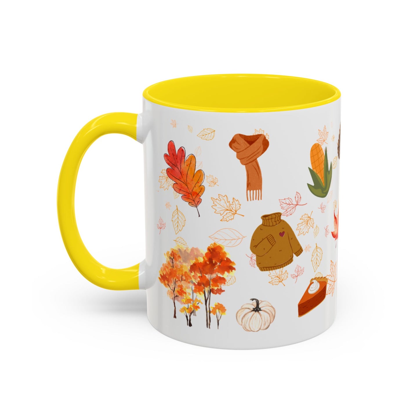 Autumn Vibes Coffee Mug, Cozy Fall Mug, Seasonal Coffee Cup, Pumpkin Spice Lover Gift, Cute Hot Drink Mug