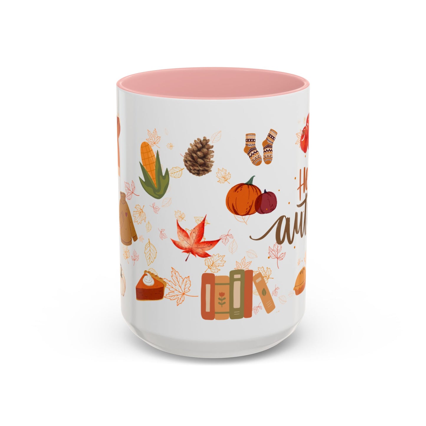 Autumn Vibes Coffee Mug, Cozy Fall Mug, Seasonal Coffee Cup, Pumpkin Spice Lover Gift, Cute Hot Drink Mug