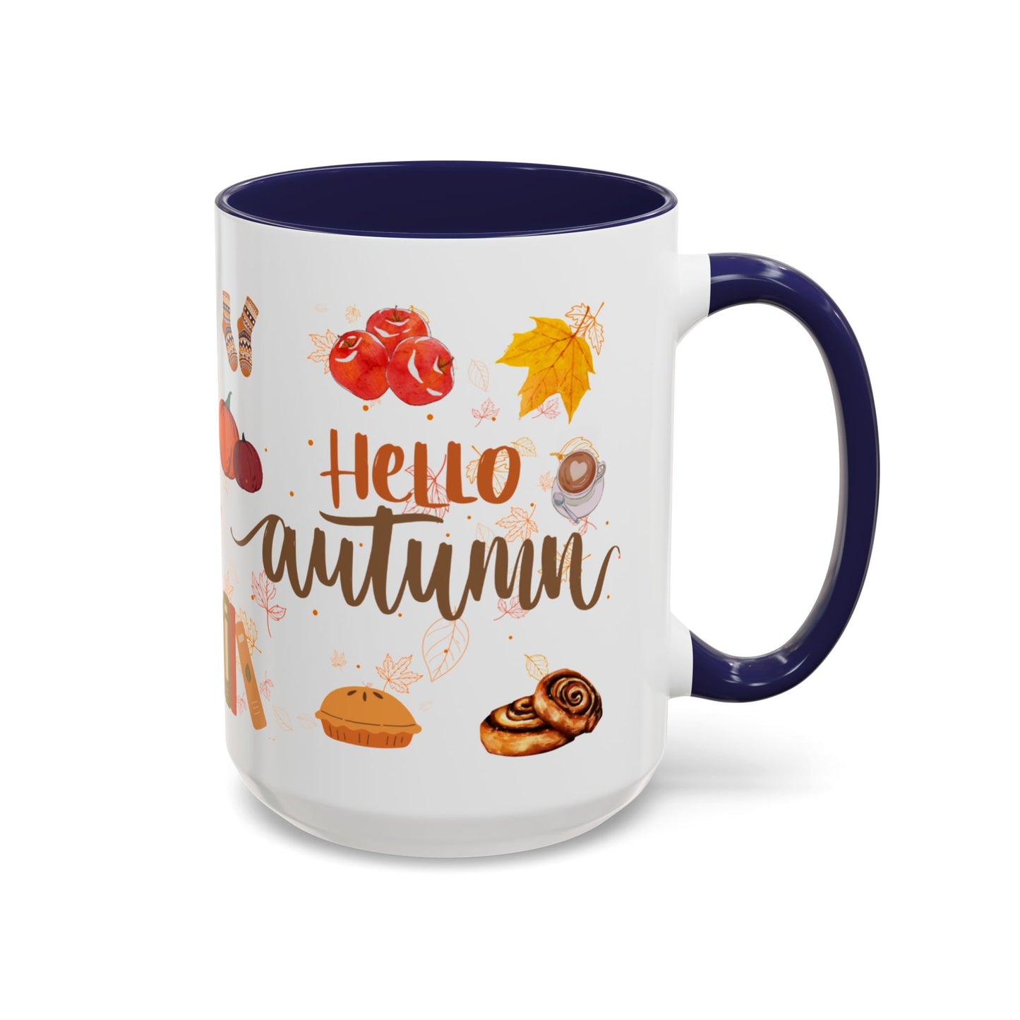 Autumn Vibes Coffee Mug, Cozy Fall Mug, Seasonal Coffee Cup, Pumpkin Spice Lover Gift, Cute Hot Drink Mug