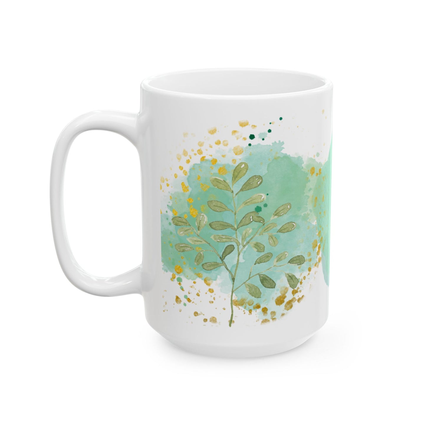 Beautiful Floral Ceramic Mug - Perfect for Coffee Lovers, Gift for Friends, Inspirational Drinkware, Tea Cup, Home Decor