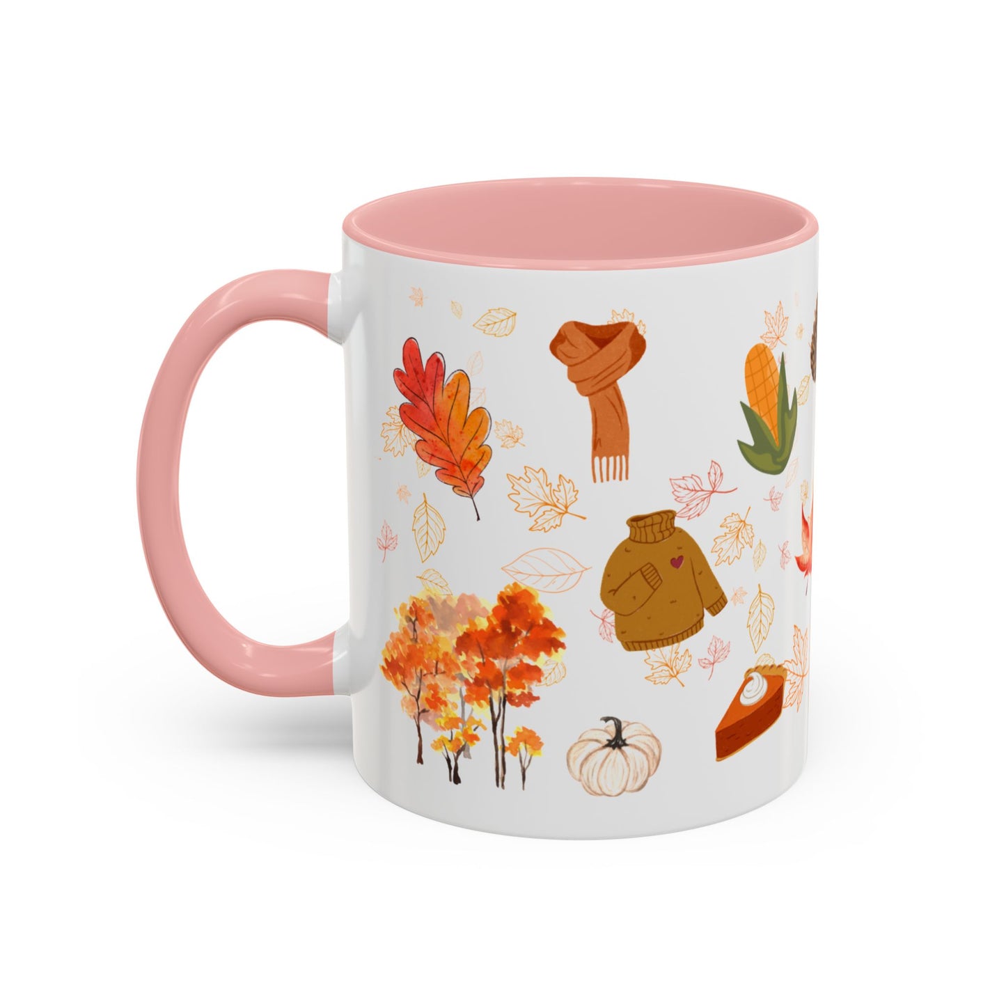 Autumn Vibes Coffee Mug, Cozy Fall Mug, Seasonal Coffee Cup, Pumpkin Spice Lover Gift, Cute Hot Drink Mug