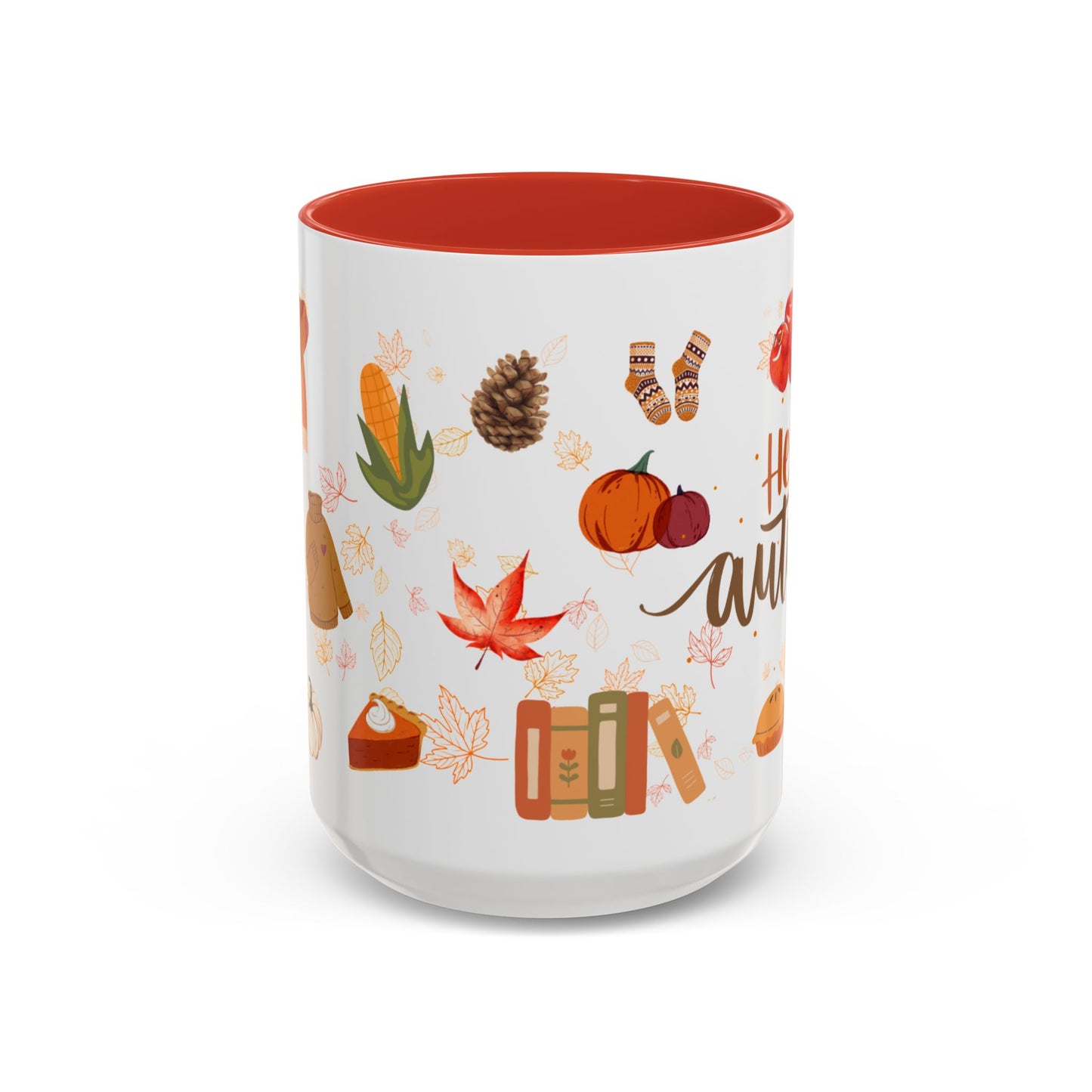Autumn Vibes Coffee Mug, Cozy Fall Mug, Seasonal Coffee Cup, Pumpkin Spice Lover Gift, Cute Hot Drink Mug