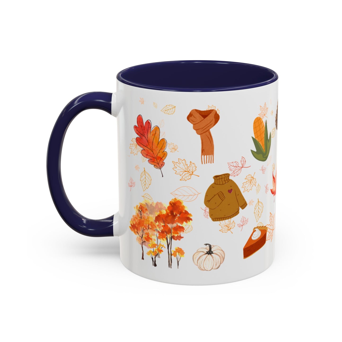 Autumn Vibes Coffee Mug, Cozy Fall Mug, Seasonal Coffee Cup, Pumpkin Spice Lover Gift, Cute Hot Drink Mug