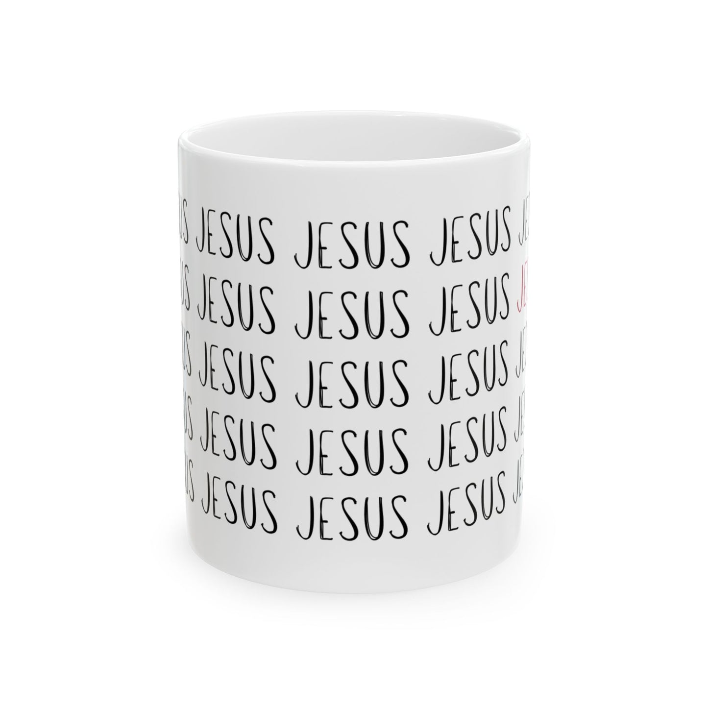 Jesus Ceramic Mug, Perfect Gift for Faith, Christian Decor, Coffee Lovers, Religious Holidays, Inspirational Beverage