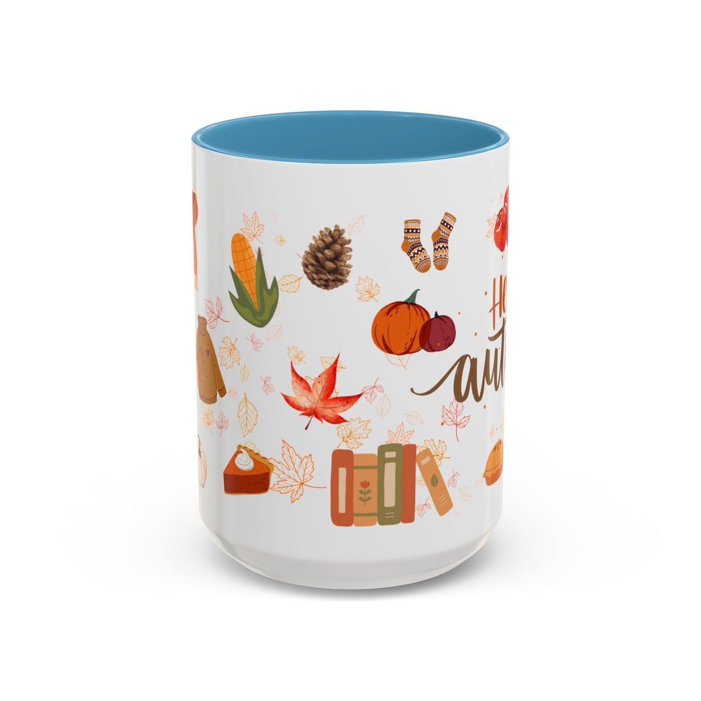 Autumn Vibes Coffee Mug, Cozy Fall Mug, Seasonal Coffee Cup, Pumpkin Spice Lover Gift, Cute Hot Drink Mug