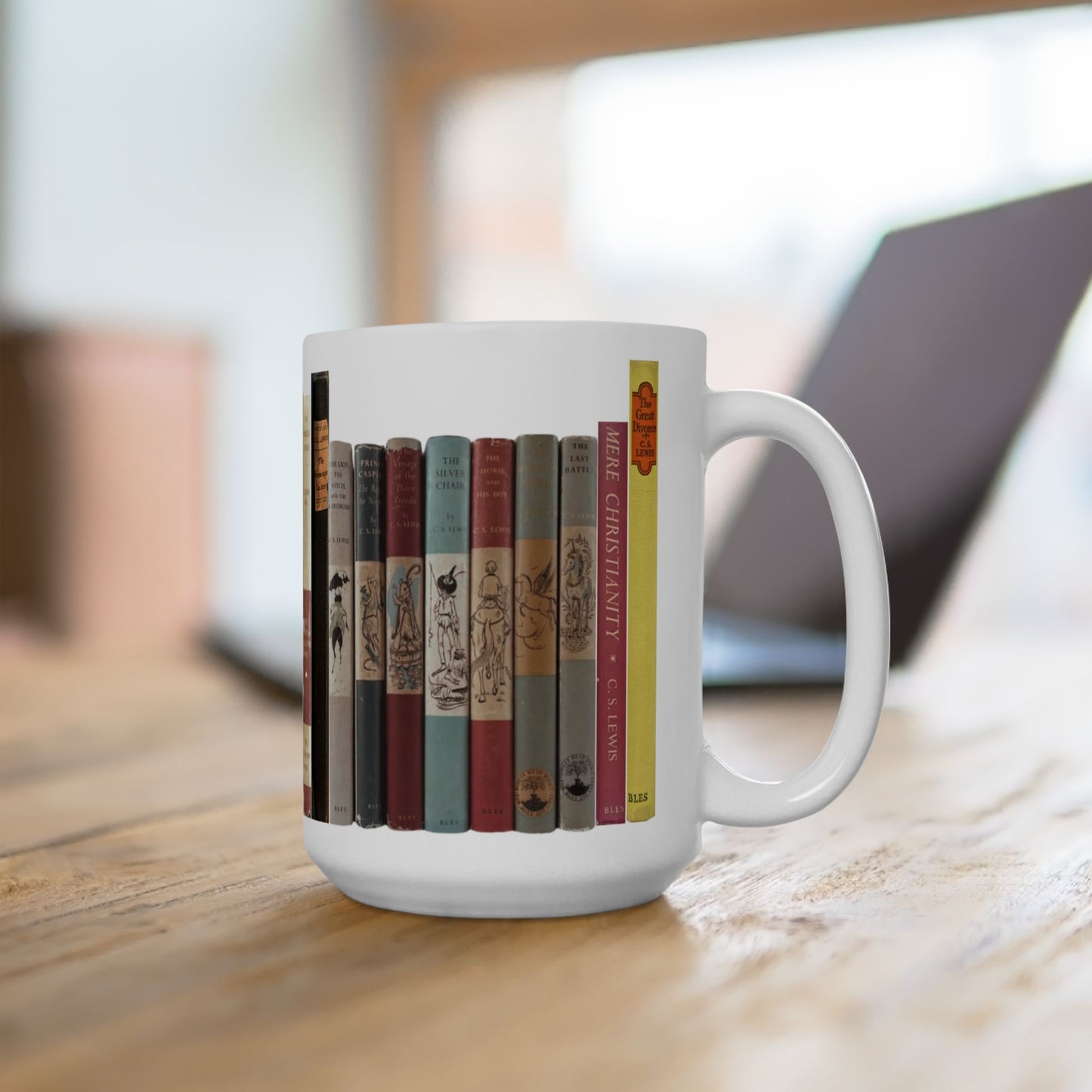 C.S. Lewis Book Spine Mug