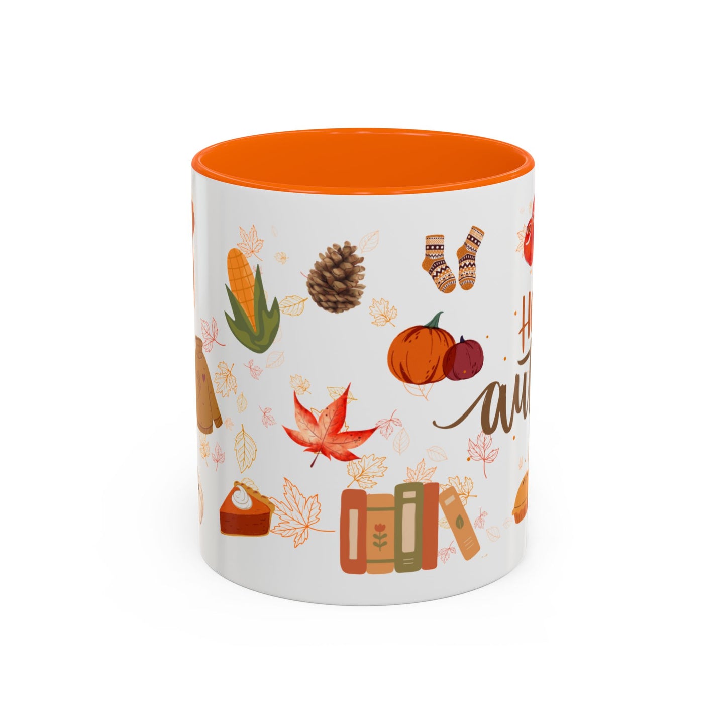 Autumn Vibes Coffee Mug, Cozy Fall Mug, Seasonal Coffee Cup, Pumpkin Spice Lover Gift, Cute Hot Drink Mug