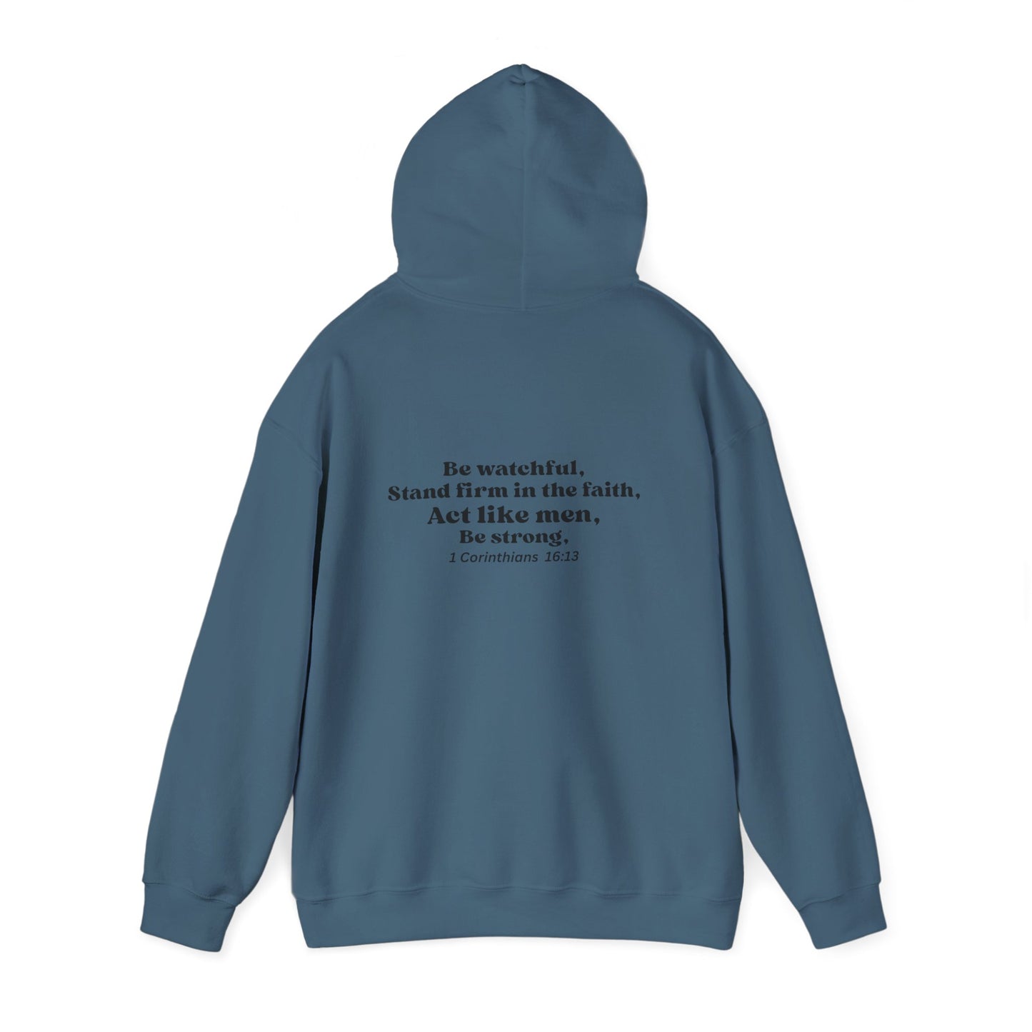 Faith-Inspired Hooded Sweatshirt, Unisex Heavy Blend Hoodie, Inspirational Gift, Christian Apparel, Cozy Sweatshirt, Bible Verse Clothing