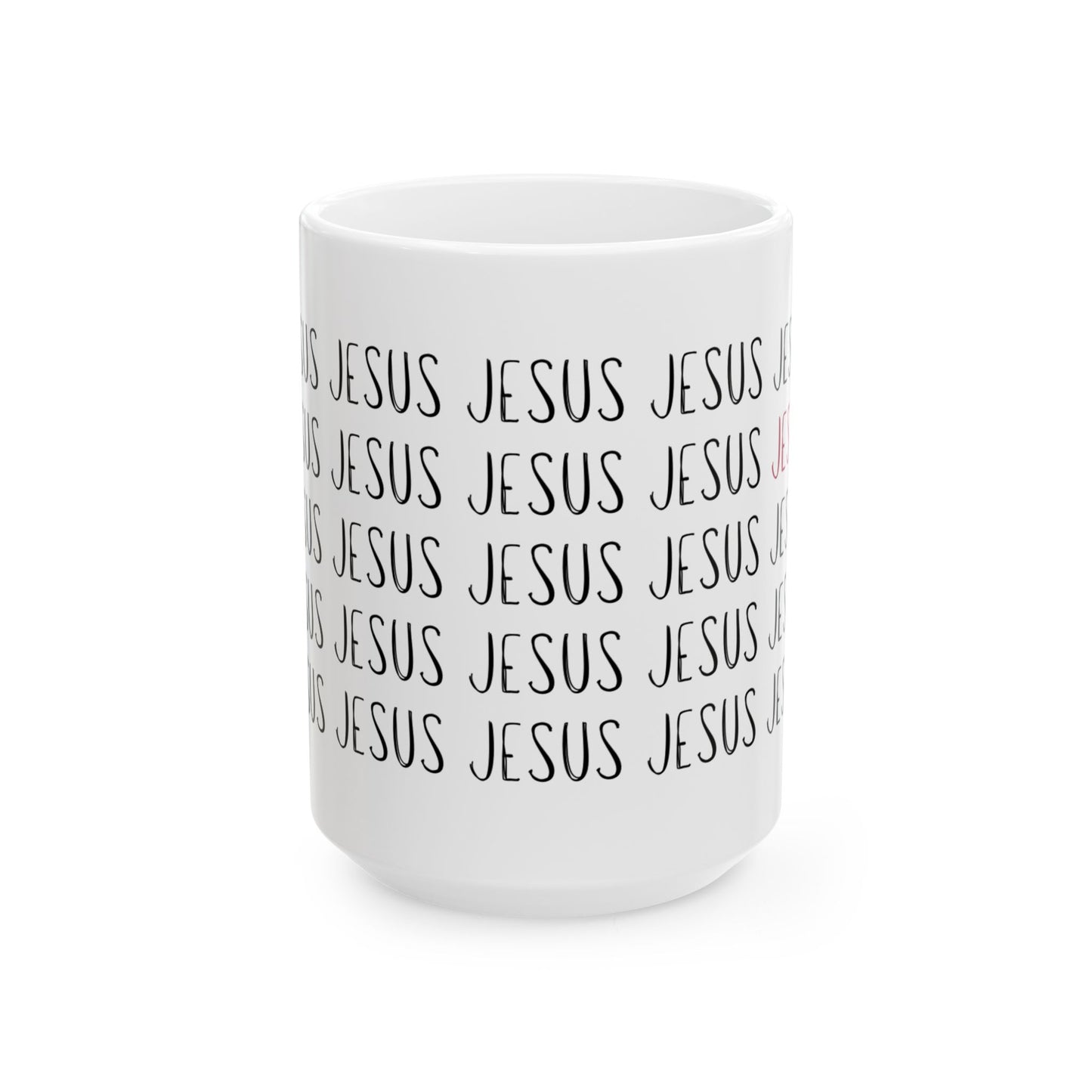 Jesus Ceramic Mug, Perfect Gift for Faith, Christian Decor, Coffee Lovers, Religious Holidays, Inspirational Beverage