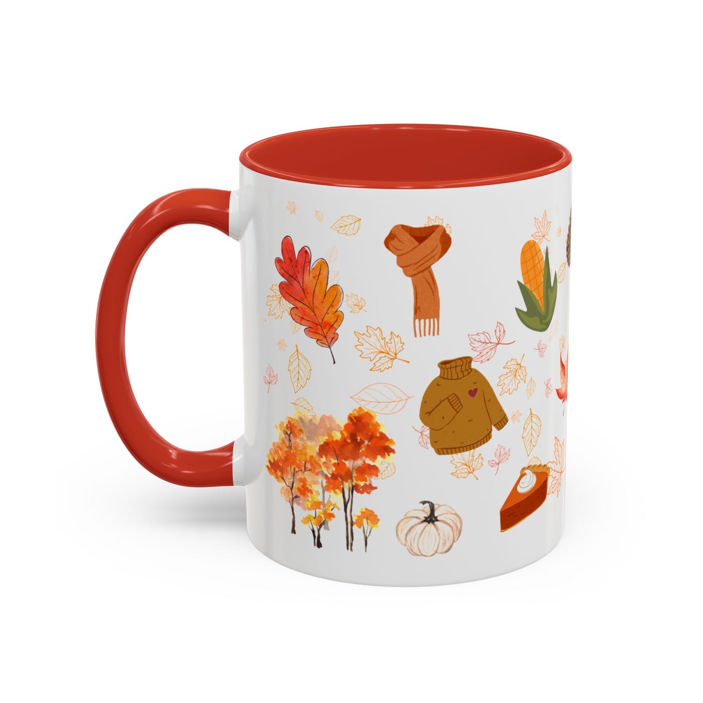 Autumn Vibes Coffee Mug, Cozy Fall Mug, Seasonal Coffee Cup, Pumpkin Spice Lover Gift, Cute Hot Drink Mug