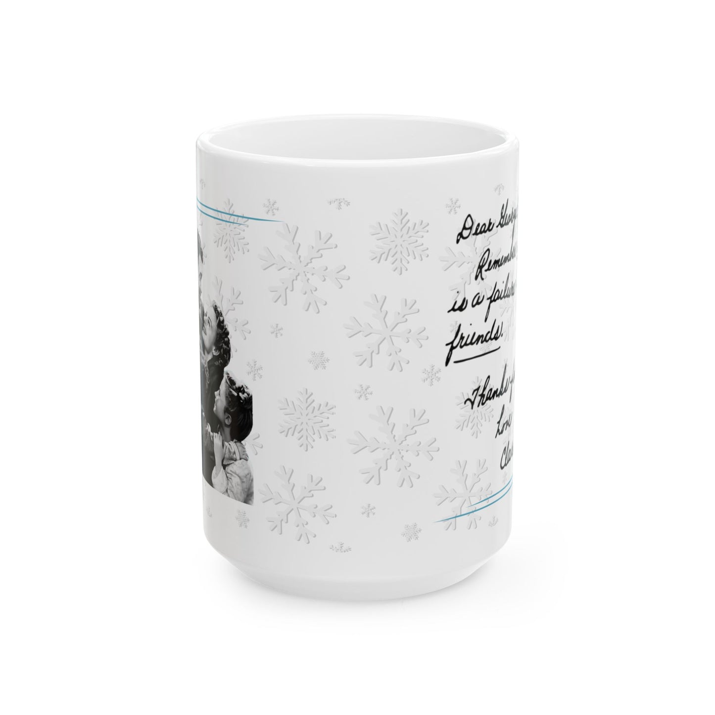Personalized Winter Celebration Ceramic Mug