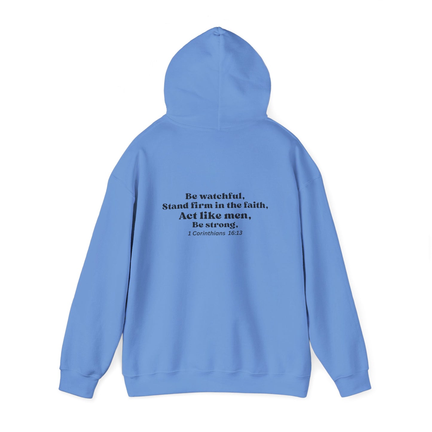 Faith-Inspired Hooded Sweatshirt, Unisex Heavy Blend Hoodie, Inspirational Gift, Christian Apparel, Cozy Sweatshirt, Bible Verse Clothing