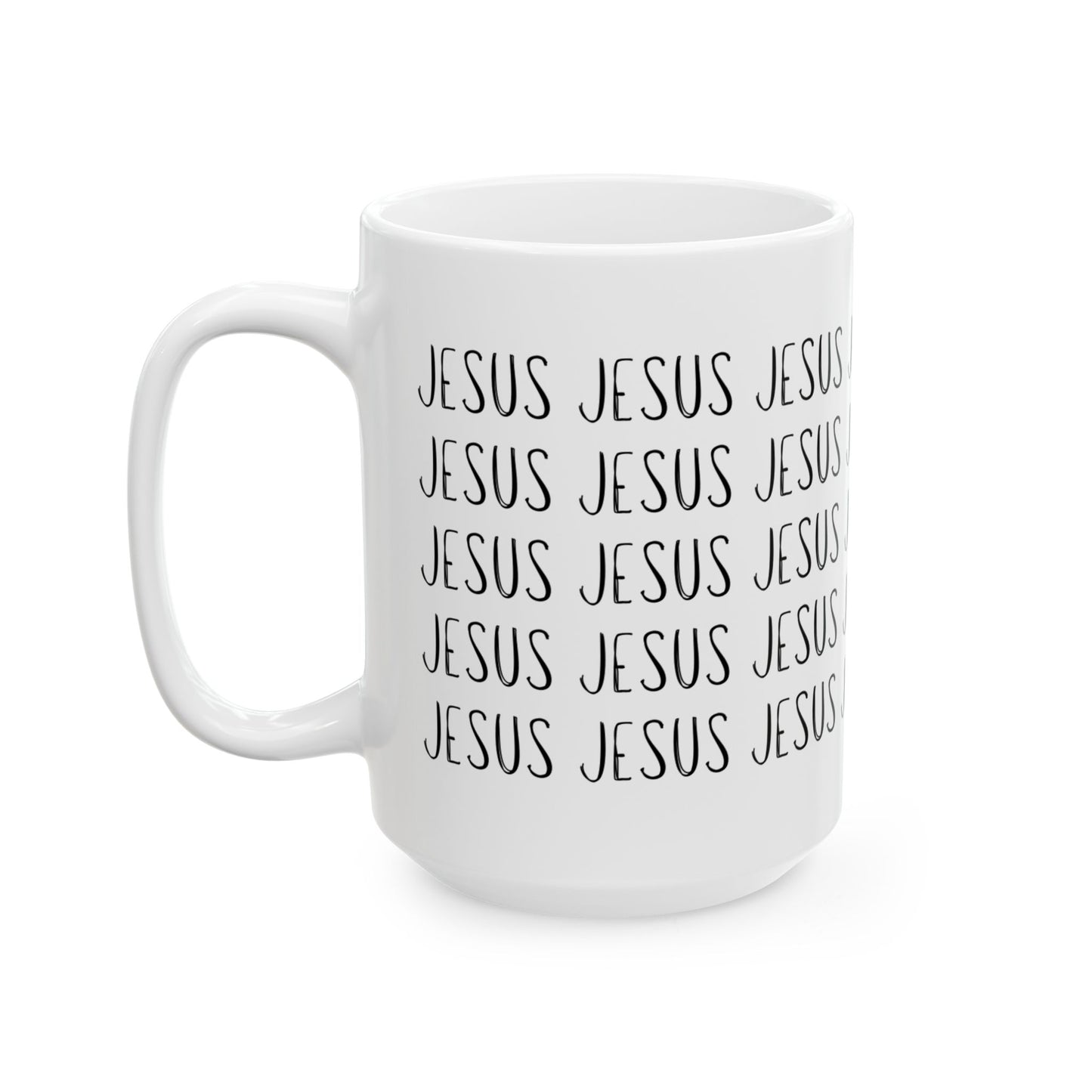Jesus Ceramic Mug, Perfect Gift for Faith, Christian Decor, Coffee Lovers, Religious Holidays, Inspirational Beverage