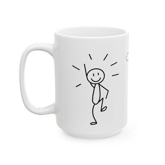 Introvert's Dream Ceramic Mug - 11oz & 15oz Coffee Cup for Cozy Moments