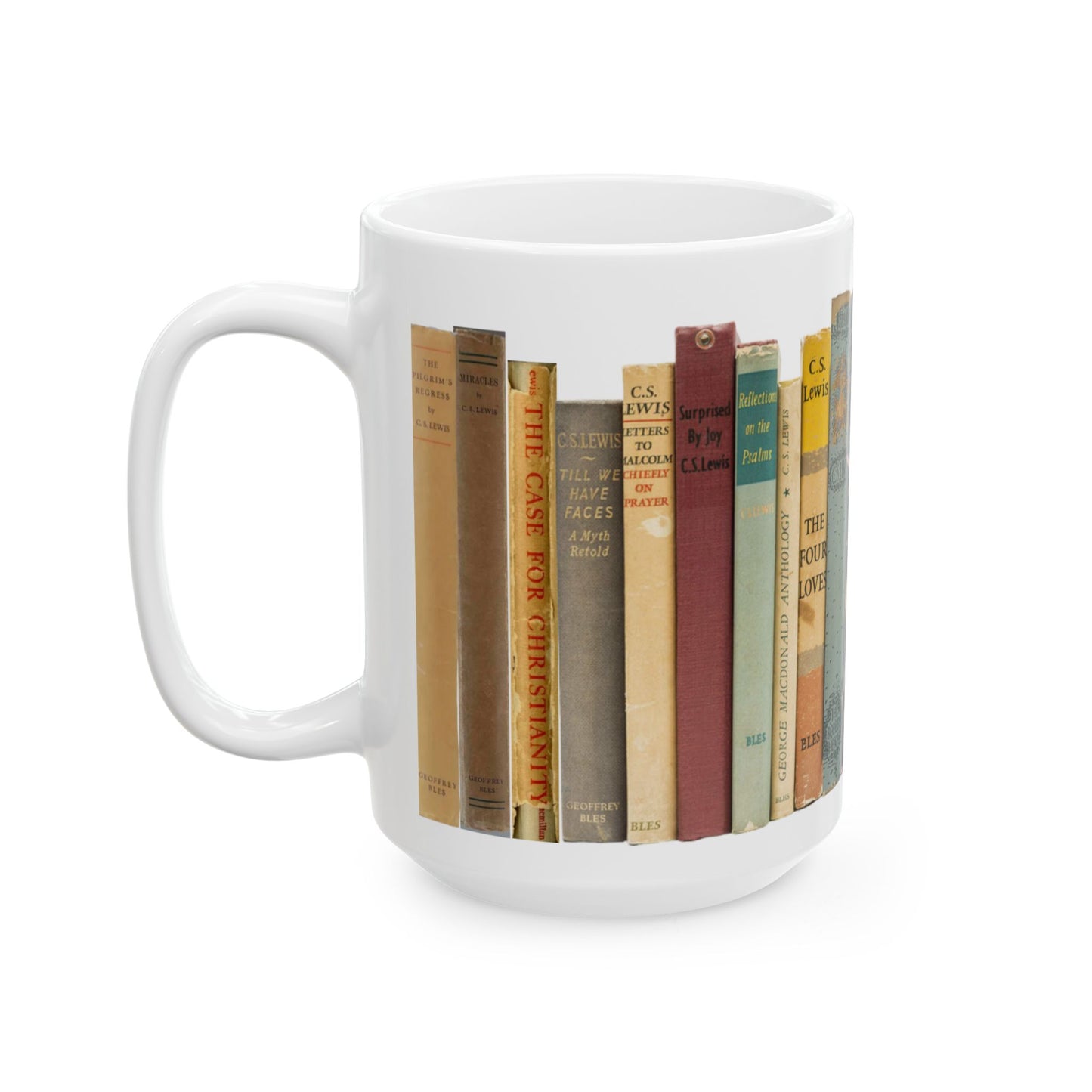 C.S. Lewis Book Spine Mug